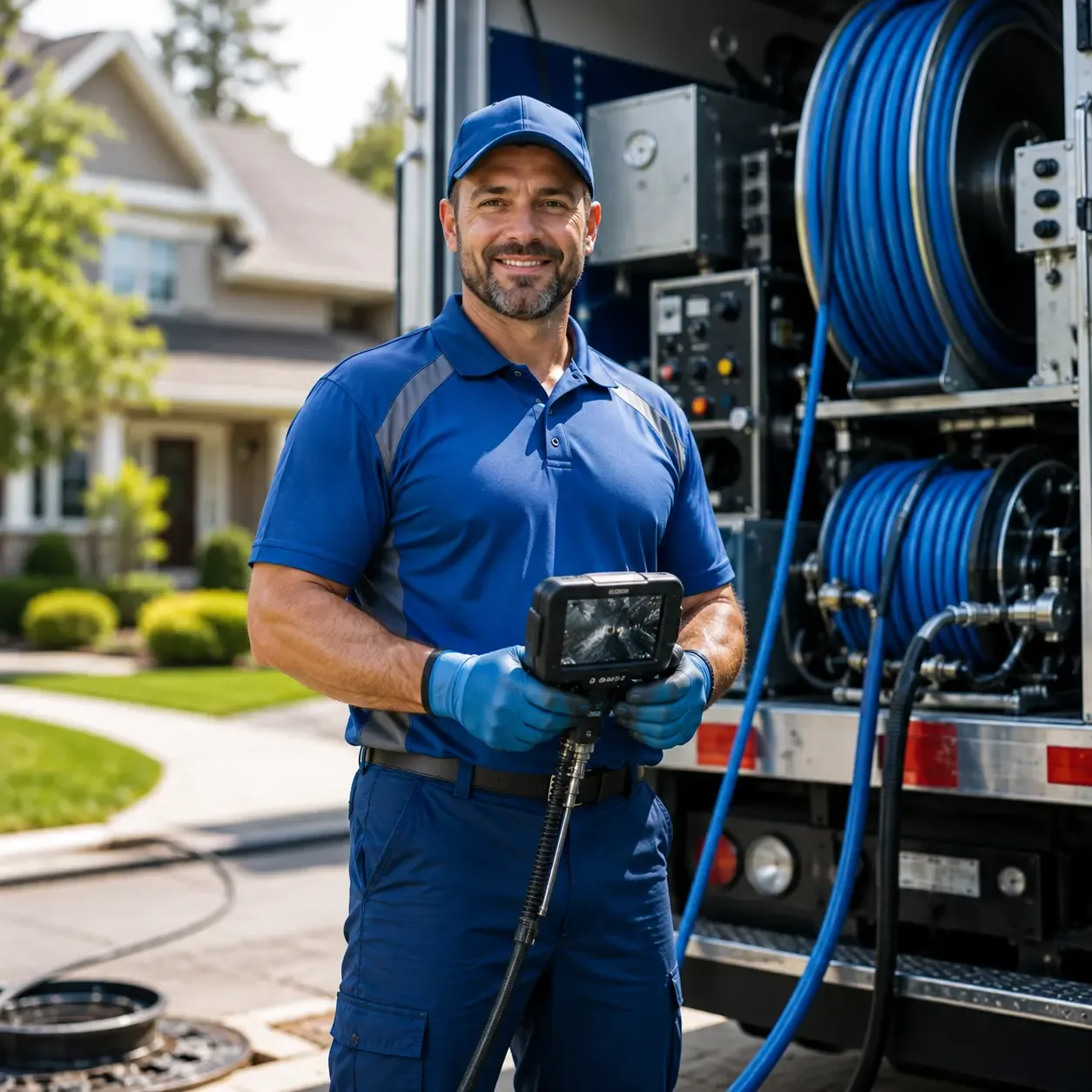 Local outdoor drain cleaning specialists in Houston, OH